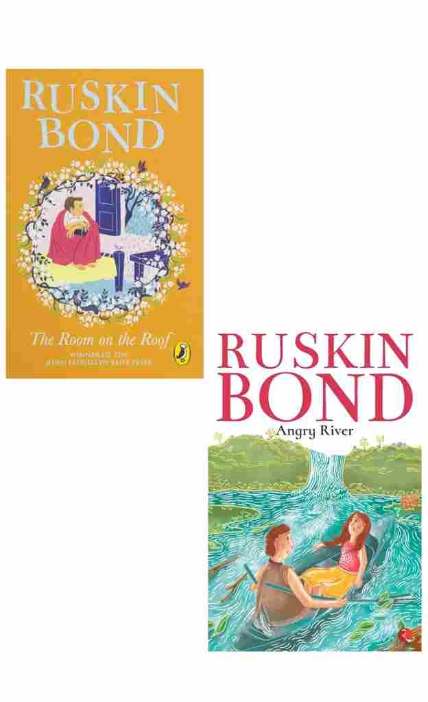 2 Book Set Collection The Room on the Roof + Angry River