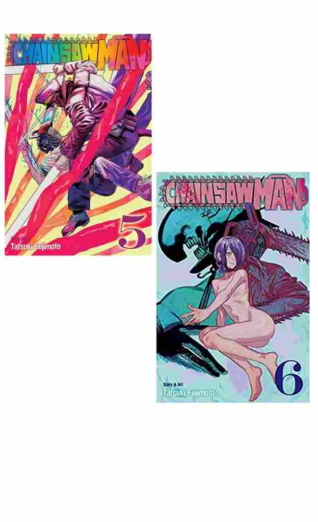 2 Manga Book Set Chainsaw Man Volumes 5-6 Collection