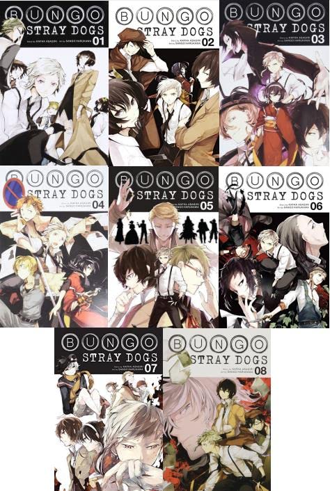 Bungo Stray Dogs Manga Set Vol 1-8 by Kafka Asagiri