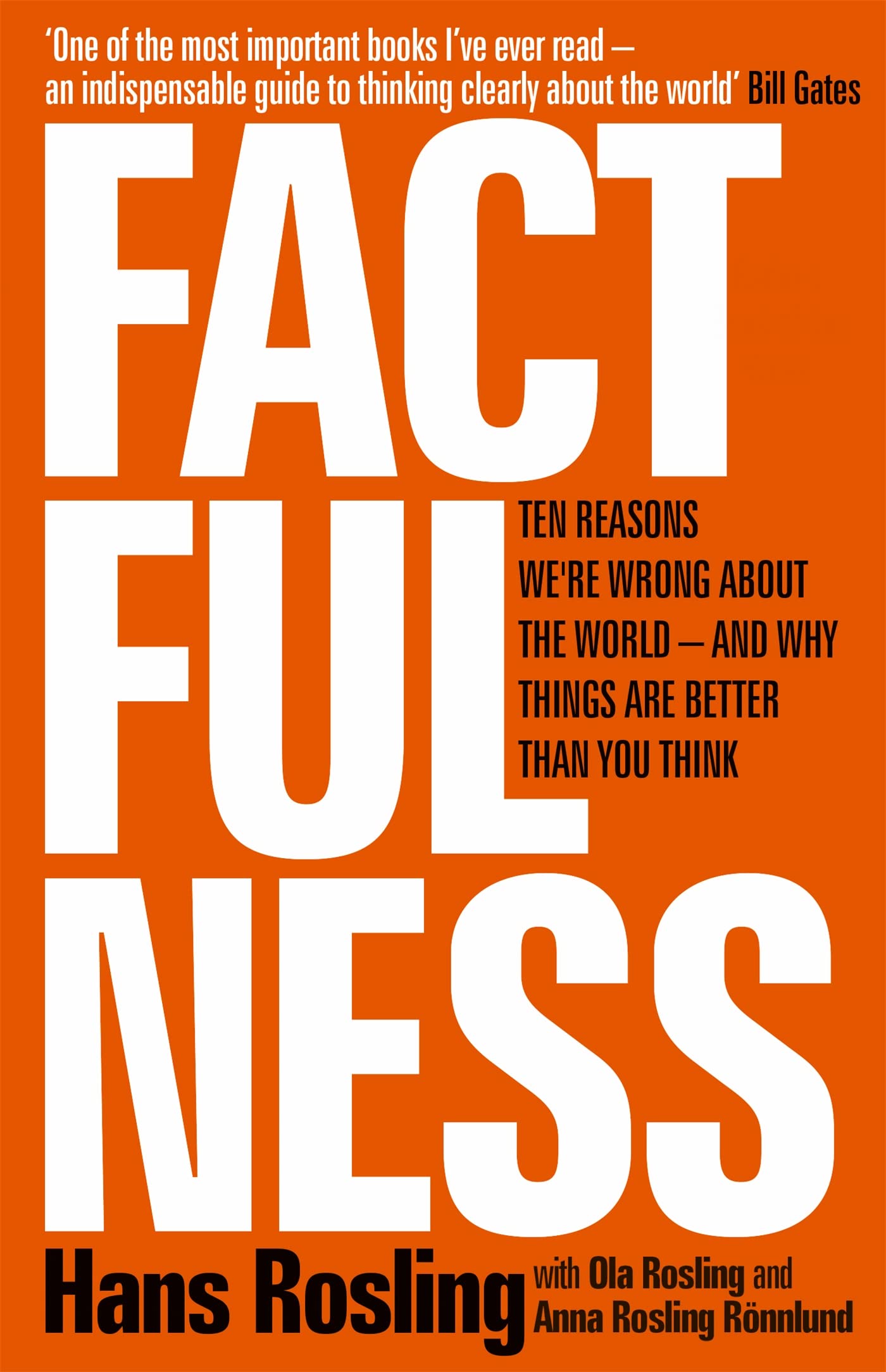 Factfulness By Hans Rosling