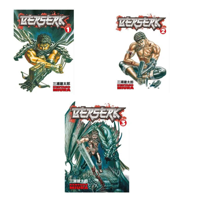 3 book set Berserk Volume 1 + Berserk Volume 2 + Berserk Volume 3