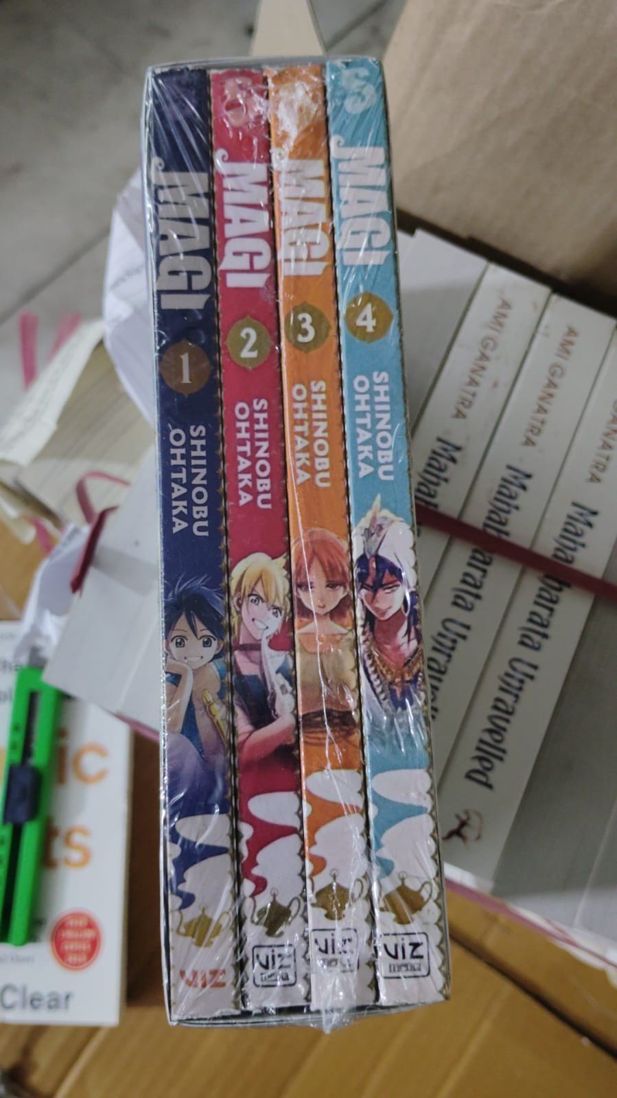 MAGI By Shinobu Ohtaka VOL. 1 TO 4 – English, Paperback