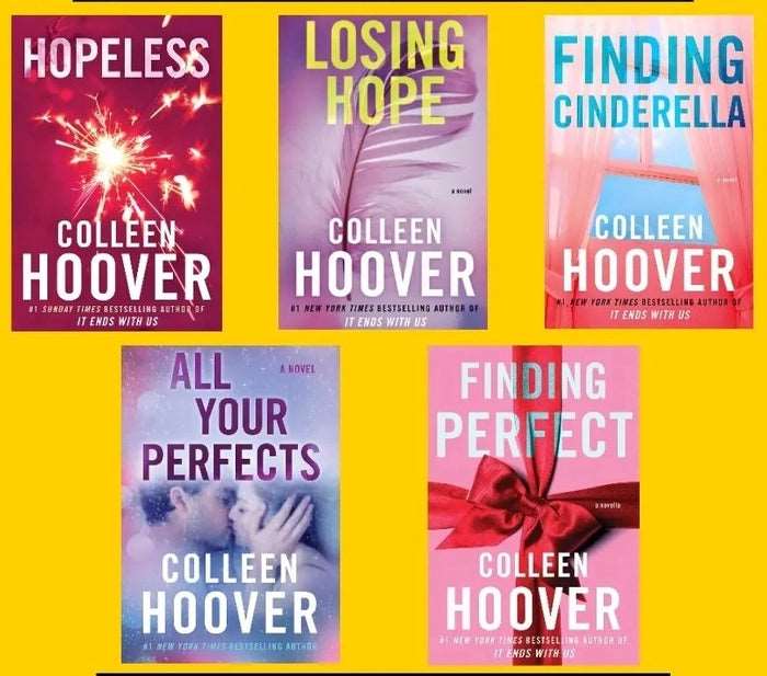 Colleen Hoover 5 book set hopeless series