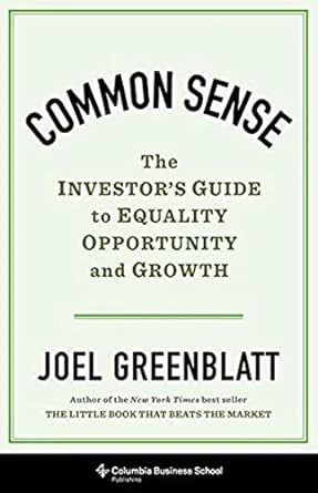 Common Sense by Joel Greenblatt
