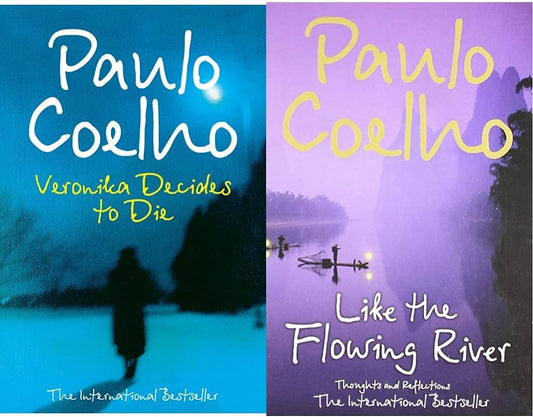 2 Book Set Collection Veronika decides to die + Like the Flowing River