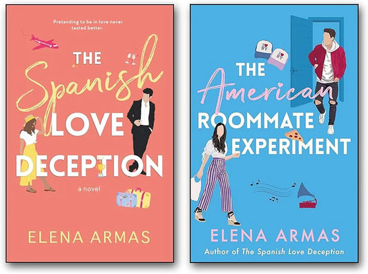 Elena armas 2 book set ( Spanish love deception, American roommate experiment)