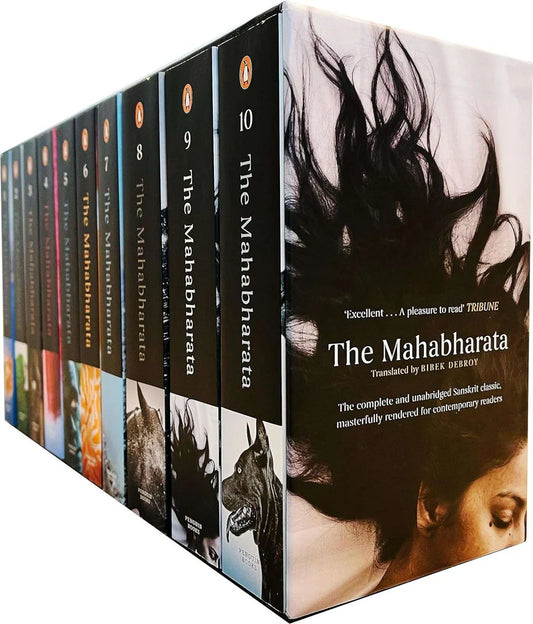 The Mahabharata (Box Set): A Set of 10 Contemporary Books with Mahabharata Stories | Gift the Greatest Story Ever Told this Festive Season | Penguin Classics [Paperback] Debroy, Bibek by Bibek Debroy (Tr)
