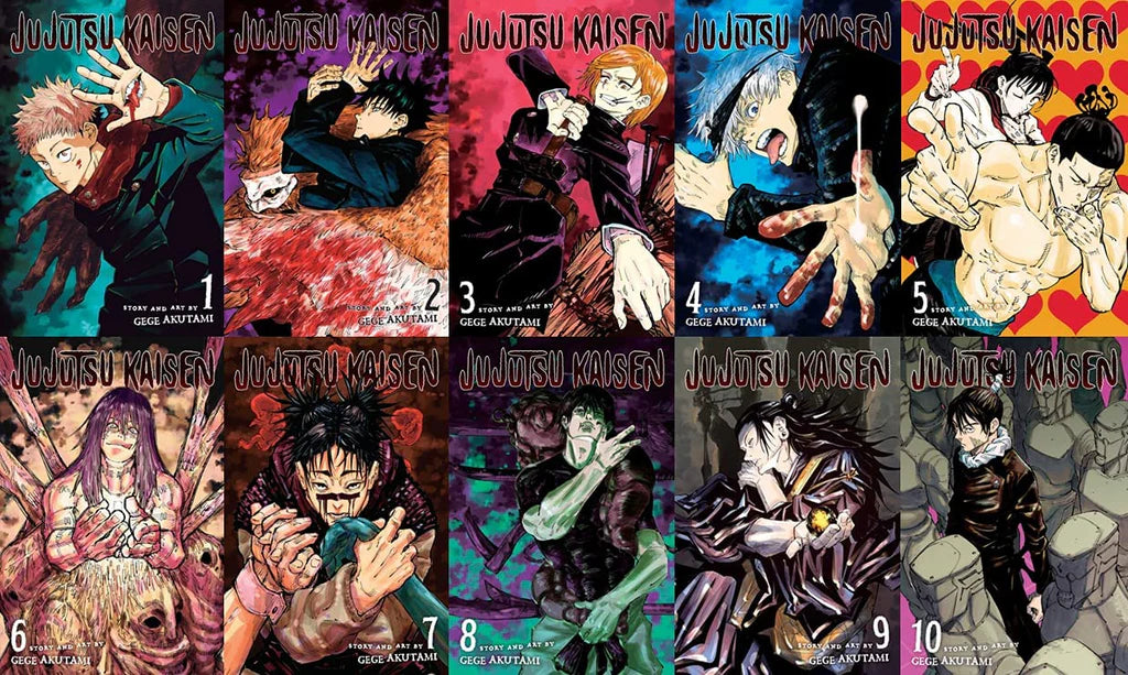 Jujutsu Kaisen Manga Vol. 1-10 Book Set