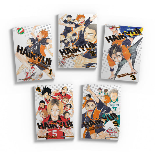(Combo) Haikyu Manga Vol (1-5) Collection By Haruichi Furudate 5 Books Bundle (Paperback)