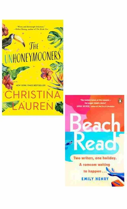 2 Book Set Collection  The Unhoneymooners + Beach Read