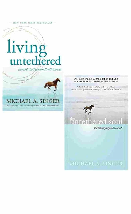 2 Book Set Collection Living Untethered + The Untethered Soul